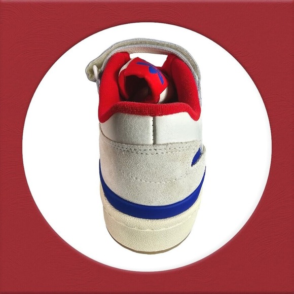 adidas Forum 84 Low Off Men's Size 10 White Scarlet Collegiate Royal‎ GV9606 - Picture 13 of 16